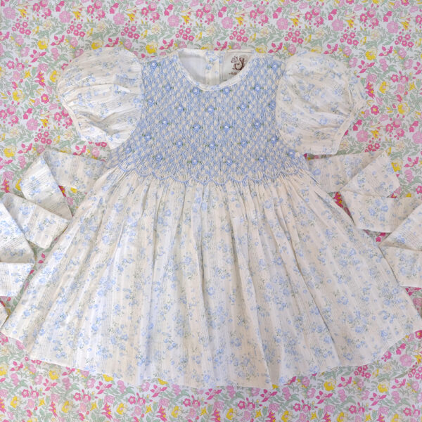Camellia Dress (Pink/Blue) - Image 11