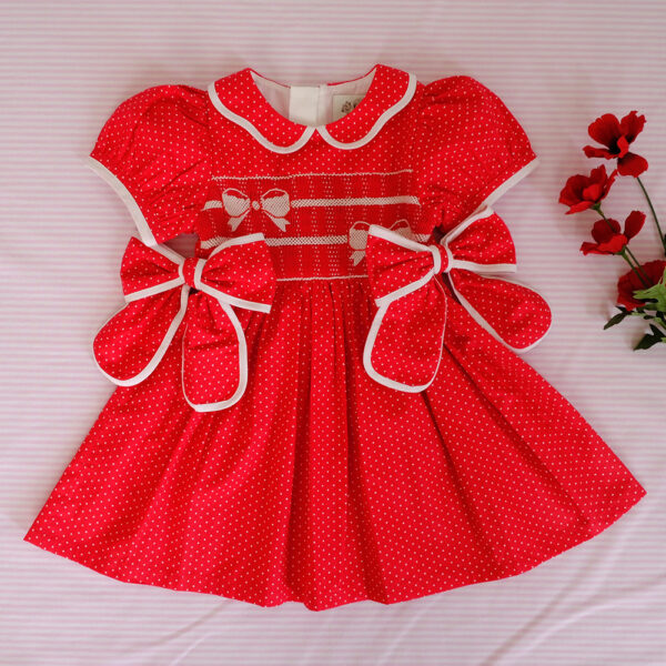 Beau Dress (Red/Blue) - Image 5