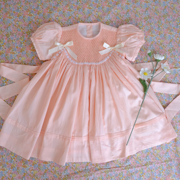 Garden Dress (Blue/Peach) - Image 4