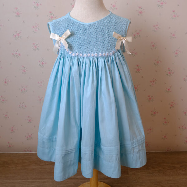 Garden Dress (Blue/Peach) - Image 8