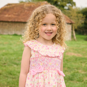 Paulina Dress (Yellow/Pink)